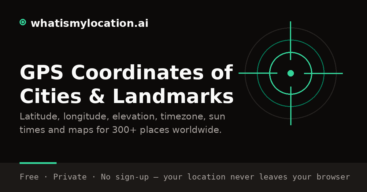 Tehran GPS Coordinates — Latitude & Longitude of Tehran, Iran