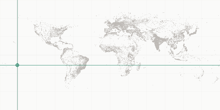 World map highlighting the position of Bora Bora