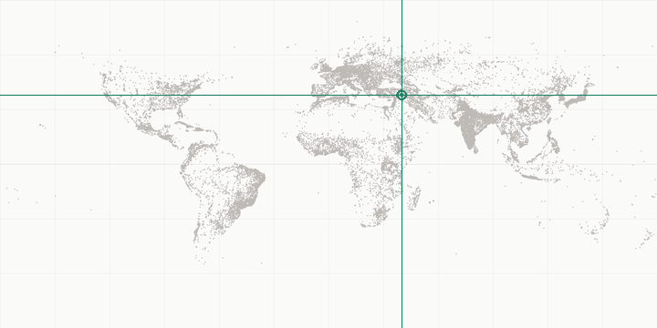 World map highlighting the position of Diyarbakır