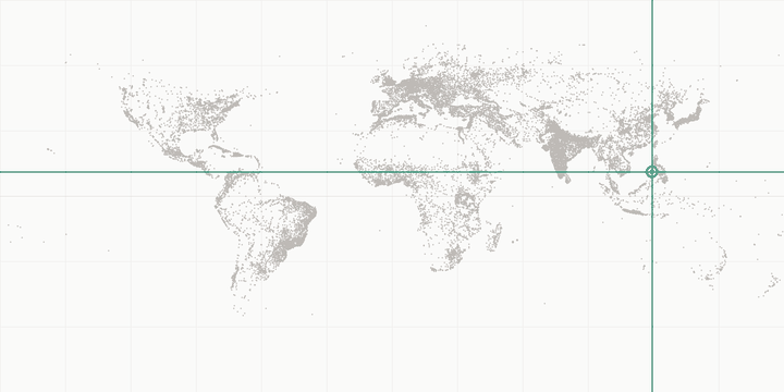 World map highlighting the position of El Nido