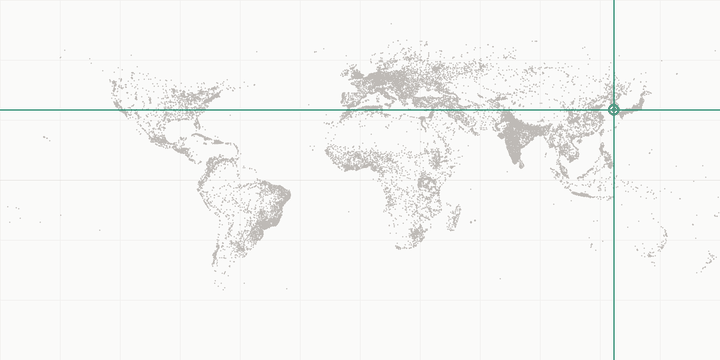 World map highlighting the position of Gwangju