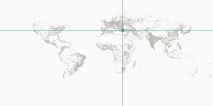 World map highlighting the position of İzmir