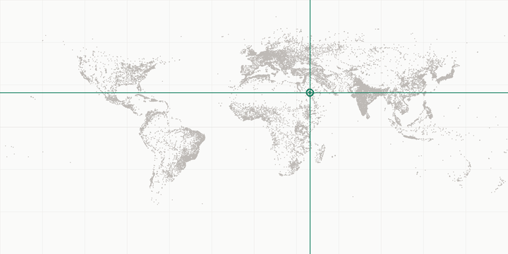 World map highlighting the position of Madinah