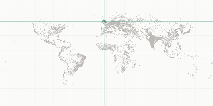 World map highlighting the position of Snowdon
