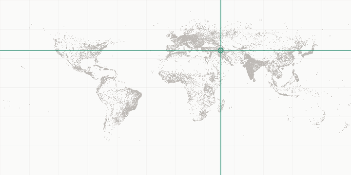 World map highlighting the position of Tabriz
